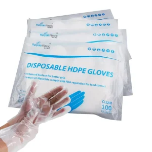 Factory Disposable Food Grade PE Gloves Household Gloves 100pcs Bag