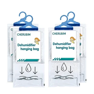 Factory Disposable Hanging Moisture Absorbent Desiccant Bags Calcium Chloride Dehumidifying Bags Anti-Mold