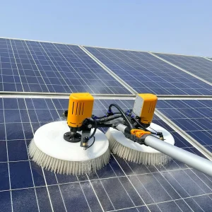 Factory Durable DC Lithium Battery Version Double Head Photovoltaic Brushless Motor Solar Panel Cleaning Brush