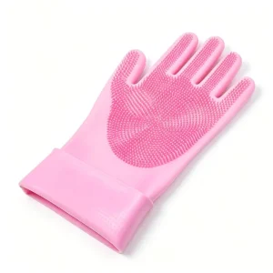 Factory Durable Silicone Household Gloves for Dishwashing Vegetable Washing and Pet Bathing