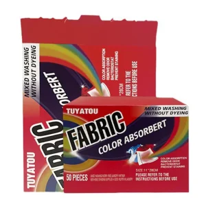 Factory Eco Friendly Non woven Disposable Dye Trapping Laundry Tablets with Customizable Sizes and Grabber Design