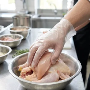 Factory Eco-Friendly Waterproof Food-Grade Disposable TPE CPE Gloves Medium Thickness for Home Food Use