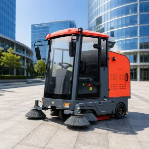 Factory Electric Ride on Road Street Sweeper Vacuum Cleaner Machine Industrial Floor Sweeper