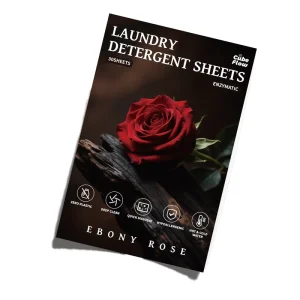 Factory FSC Eco Friendly Rose Laundry Detergent Sheets for Clothes No Plastic Private Label