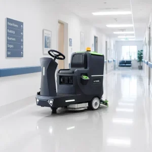Factory Floor Cleaning Machine 560mm Ride on Floor Scrubber for Daily Maintenance