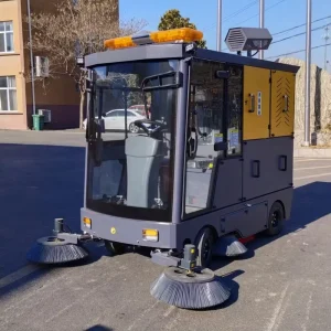 Factory Floor Sweeper Road Sweeper with Battery-Operated Double Brushes for Factory Plant OEM ODM