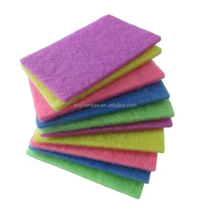 Factory Heavy-Duty Cleaning Scrub Sponge Scouring Pads Non-Scratch Pads for Kitchen Dishes