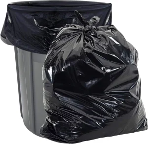 Factory Heavy Duty Disposable Black Plastic Trash Bag Garbage Bag on Roll for Food Scrap Packaging