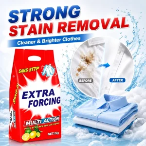 Factory High Quality 2Kg Eco Friendly Natural Lemon Scented Laundry Powder High Foam Low Foam Whitening for Apparel