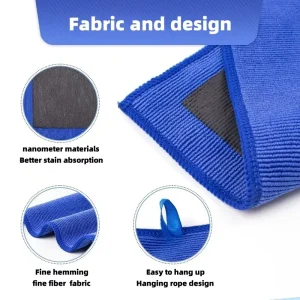 Factory High Quality Eco Friendly Fine Grade Microfiber Wash Mud Cloth Car Detailing Clay Towel Cleaning Cloth