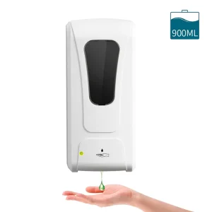Factory High Quality White ABS Plastic Soap Hydroalcoholic Gel Hand Soap Dispenser for Hotel Hospital School Home