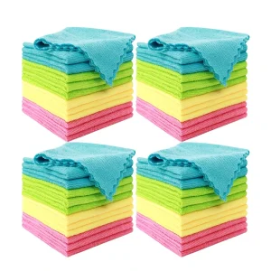 Factory Hot Sell 40X40Cm Car Microfiber Cloth 80% Polyester 20% Polyamide Cleaning & Polishing Towel for Car & Kitchen