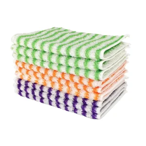 Factory Hot Selling Clean Towels for Kitchen Bamboo Fiber Dish Washing Cloth with Ecology and Reuse Dish Towel