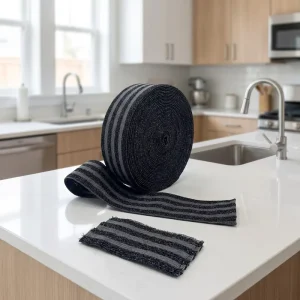 Factory Kitchen Cleaning Fabric Sponge Scourer Raw Material for Dish Washing