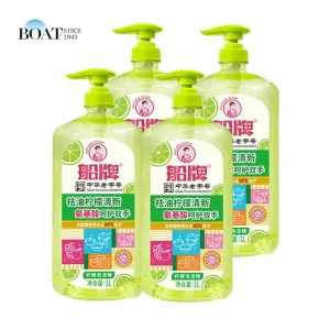 Factory Kitchen Dish Detergent Lemon Flavored Dishwashing Liquid Amino Acid Fruit Vegetable Cleaner Dish Soap