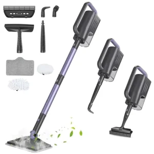 Factory Lightweight Steam Cleaner 6-in-1 Steam Mop 2 Washable Microfiber Pads 400ML Removable Tank 23FT Power Cable
