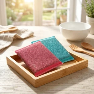 Factory Multi-Purpose High-Absorption Double-Sided Dishwashing Sponge