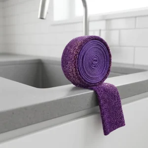 Factory Non-Scratch Kitchen Scouring Pad Raw Material Fabric Cloth Roll