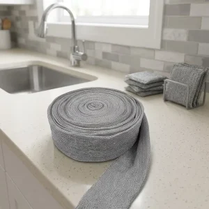 Factory Non-Scratch Polyester Scourer Fabric Cloth Roll