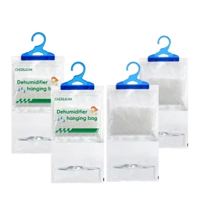 Factory OEM ODM Hanging Dehumidifier Bag Moisture Absorber Desiccant Bag Anti Mold Damp Absorber for Household Wardrobe Closet