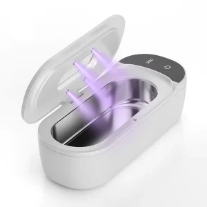 Factory OEM ODM New Jewelry UV Ultrasonic Cleaner 400ml with Digital Timer Multi-function Household & Car Use
