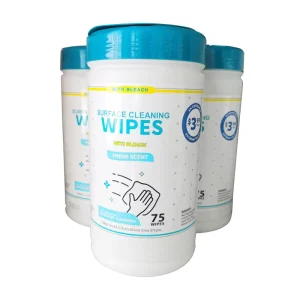 Factory OEM ODM Nonwoven Soft Lint-Free Surface Cleaning Wet Wipes Canister Dispenser Container