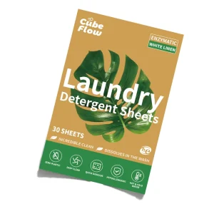 Factory Private Label FSC Eco Friendly l 60 LOAD 8X Deep Cleaning and Odor Removal Laundry Detergent Sheet