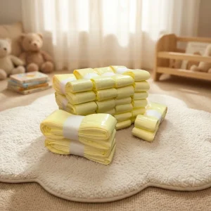 Factory PE Odor Lock Diaper Disposal Refill 8 12 16 Pack Nappy Bin Refill Bags Baby Diaper Pail Liner