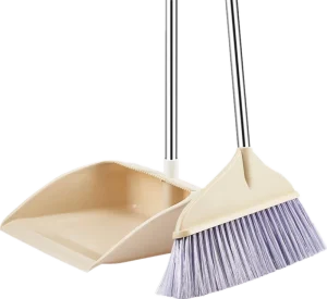 Factory PET Material Household Broom and Dustpan Set with Customizable Color