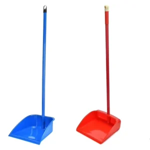 Factory Plastic Broom Head Brush with Stainless Steel Broom Stick and Dustpan Set