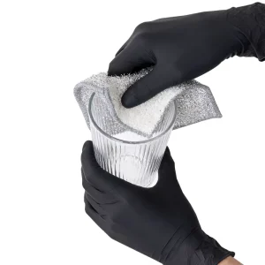 Factory Price 240mm Black Nail Nitrile Gloves Powder Free Disposable Household Gloves Nitrile Work Durable Gloves