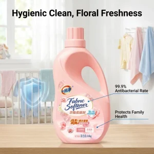 Factory Price 3kg Large Capacity Scented Laundry Softener Oud Rose Perfume Clothing Conditioner Anti-Static