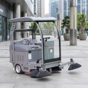 Factory Price CE Approved Electric Sweeper 1800mm Cleaning Path 100L Hopper for Warehouse Distribution Center