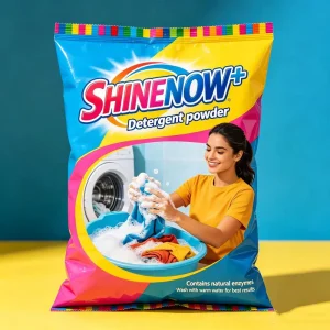 Factory Price Detergent Washing Laundry Soap Powder 1kg Packing