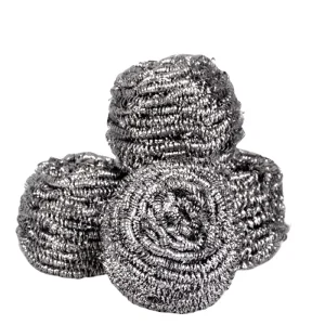 Factory Price Easy Clean Steel Metal Galvanized Wire Mesh Scourer Pot Scrubber Sponges Scouring Pads for Kitchen Cleaning