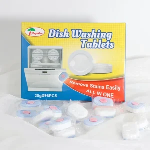 Factory Price Eco Friendly Disposable Dishwasher Detergent Tablets Washing Detergent Tablets 16 Pieces