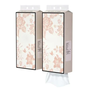 Factory Price Hanging Facial Tissue Custom 2 Ply 3 Ply 4 Ply 5Ply Skin Friendly Bottom Pull Facial Tissue