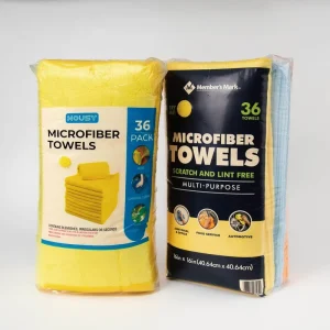 Factory Price High low Terry Cleaning Cloths Microfiber Car Towel Reusable Home Dust Cleaning Products 36pcs Cleaning Towel Set