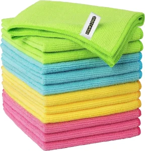 Factory Price Microfiber Soft Cleaning Cloth Absorbent Rag with Assorted for Cleaning Kitchen Towels Cloth