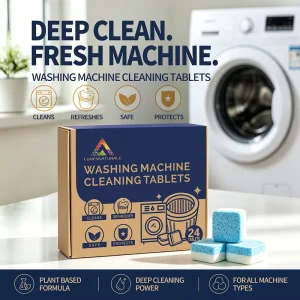 Factory Price Washing Machine Cleaning Tablet Deep Cleaning Tablets HE Front Loader Top Load Washer Wash Machine Cleaner Tablets