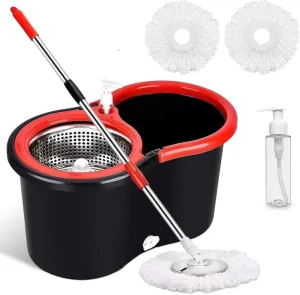 Factory Rotating Clean Microfiber Spinning Retractable Mops 360 Degree Spining Mop and Bucket Set