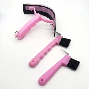 Factory Rubber Plastic Polymer Horse Bathing Sweat Water Scraper Squeegee Brush
