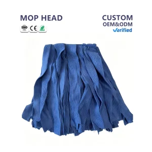 Factory Sale Custom Microfiber Mop Head with Extendable Metal Handle for Manual Home & Hotel Floor Cleaning