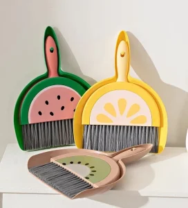 Factory Sale Mini Dustpan and Brush Set Small Broom and Dustpan Set Mini Hand Broom Dustpan and Brush for Table Keyboards Sofa