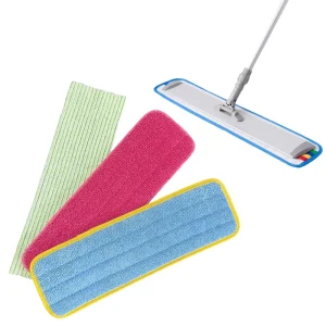 Factory Sales OEM Custom Microfiber Mop Cloth High Density Absorbent Mop Pad for Household Commercial Cleaning