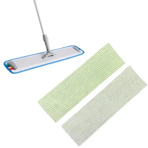 Factory Sales OEM ODM Microfiber Mop Cloth Wet Dry Dual Use Machine Washable No Lint Floor Cleaning Mop Pad for Home Office