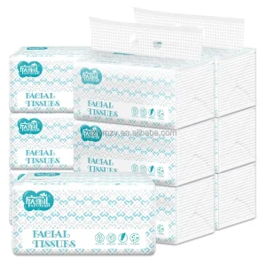 Factory Soft 2/3/4 Ply Boxed Tissues Comfortable Pocket Paper for Home or Travel for Facial Use