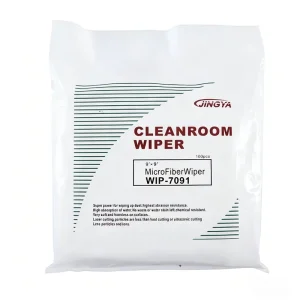Factory Soft Ultra Fine Knit Lint-Free Eco-Friendly Microfiber Cleanroom Cloth Class 100