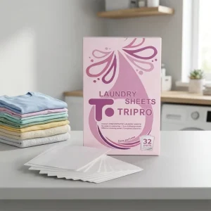 Factory Solid Laundry Detergent Sheets Organic Enzyme Vegan Biodegradable Eco Friendly Low Foam Stain Remover