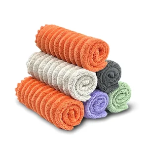 Factory Strong Absorption Reusable Coral Fleece Microfiber Cloth for Kitchen and Household Cleaning